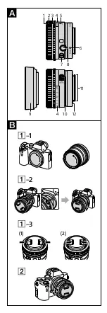 Предварительный просмотр 2 страницы Sony FE 24mm F2.8 G User Manual