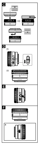 Предварительный просмотр 3 страницы Sony FE 24mm F2.8 G User Manual