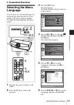 Предварительный просмотр 23 страницы Sony FE40L Operating Instructions Manual