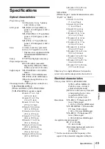 Предварительный просмотр 49 страницы Sony FE40L Operating Instructions Manual