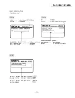 Preview for 3 page of Sony FH-1215CD Service Manual