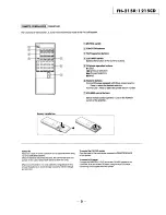 Предварительный просмотр 9 страницы Sony FH-1215CD Service Manual