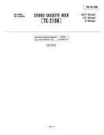 Preview for 42 page of Sony FH-1215CD Service Manual