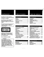 Preview for 3 page of Sony FH-E838CD Operating Instructions Manual