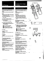 Preview for 23 page of Sony FH-E838CD Operating Instructions Manual