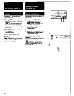 Preview for 40 page of Sony FH-E838CD Operating Instructions Manual