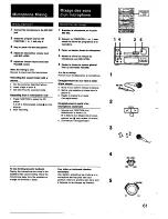 Preview for 61 page of Sony FH-E838CD Operating Instructions Manual