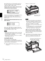 Предварительный просмотр 20 страницы Sony FilmStation UP-DF550 Manual