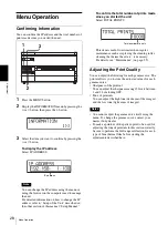 Предварительный просмотр 28 страницы Sony FilmStation UP-DF550 Manual