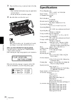 Предварительный просмотр 38 страницы Sony FilmStation UP-DF550 Manual