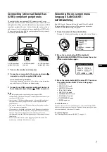 Предварительный просмотр 7 страницы Sony Flat Trinitron HMD-A400/L Operating Instructions Manual