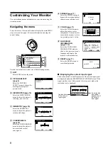 Предварительный просмотр 8 страницы Sony Flat Trinitron HMD-A400/L Operating Instructions Manual