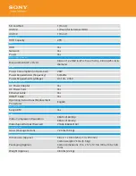 Preview for 2 page of Sony FMP-X1 Specifications