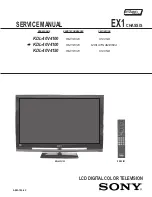 Preview for 2 page of Sony FOUND NOT KDL-40V4100 Service Manual