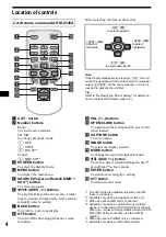 Preview for 4 page of Sony Francais) Operating Instructions Manual