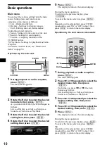 Preview for 10 page of Sony Francais) Operating Instructions Manual