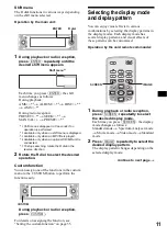 Preview for 11 page of Sony Francais) Operating Instructions Manual