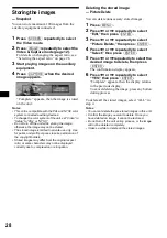 Preview for 28 page of Sony Francais) Operating Instructions Manual