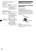 Preview for 40 page of Sony Francais) Operating Instructions Manual