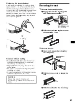 Preview for 41 page of Sony Francais) Operating Instructions Manual