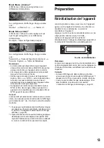 Preview for 57 page of Sony Francais) Operating Instructions Manual