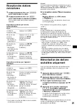 Preview for 65 page of Sony Francais) Operating Instructions Manual