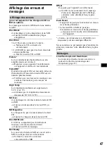 Preview for 91 page of Sony Francais) Operating Instructions Manual