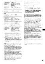 Предварительный просмотр 105 страницы Sony Francais) Operating Instructions Manual