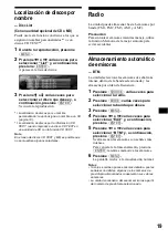 Предварительный просмотр 109 страницы Sony Francais) Operating Instructions Manual