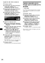 Предварительный просмотр 114 страницы Sony Francais) Operating Instructions Manual