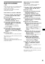 Предварительный просмотр 121 страницы Sony Francais) Operating Instructions Manual