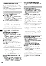 Предварительный просмотр 134 страницы Sony Francais) Operating Instructions Manual