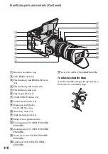 Предварительный просмотр 116 страницы Sony FS100EK Operating Manual