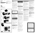 Sony FS221 Operating Instructions preview