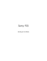 Preview for 110 page of Sony FS5 Quick Start Manual