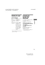 Preview for 17 page of Sony FST-GTK1I Operating Instructions Manual