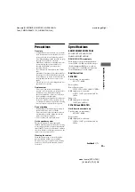 Preview for 23 page of Sony FST-GTK1I Operating Instructions Manual