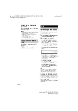 Preview for 12 page of Sony FST-SH2000 Operating Instructions Manual