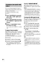 Preview for 30 page of Sony FST-ZUX9 - Mini Hi-fi Component System Operating Instructions Manual