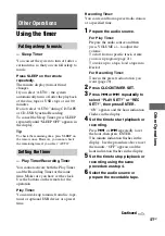 Preview for 41 page of Sony FST-ZUX9 - Mini Hi-fi Component System Operating Instructions Manual