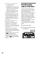 Preview for 34 page of Sony FST-ZUX999 Operating Instructions Manual