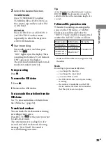 Preview for 35 page of Sony FST-ZUX999 Operating Instructions Manual