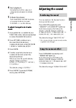 Preview for 43 page of Sony FST-ZUX999 Operating Instructions Manual