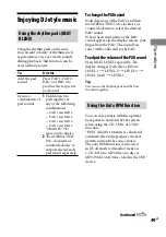 Preview for 49 page of Sony FST-ZUX999 Operating Instructions Manual