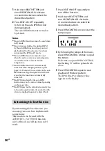 Preview for 50 page of Sony FST-ZUX999 Operating Instructions Manual