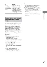 Preview for 53 page of Sony FST-ZUX999 Operating Instructions Manual