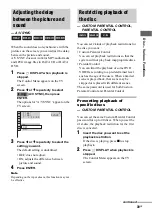 Предварительный просмотр 39 страницы Sony FST-ZX100D Operating Instructions Manual