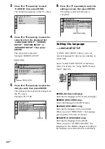 Предварительный просмотр 44 страницы Sony FST-ZX100D Operating Instructions Manual