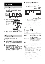 Preview for 54 page of Sony FST-ZX100D Operating Instructions Manual