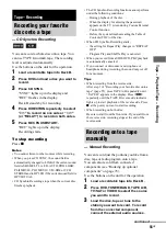 Preview for 55 page of Sony FST-ZX100D Operating Instructions Manual